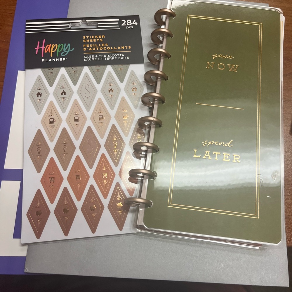 Happy Planner Budget Tracker and Sticker Set